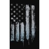 Juniors Womens Lost Gods Rustic American Flag Racerback Tank Top - 2 of 4