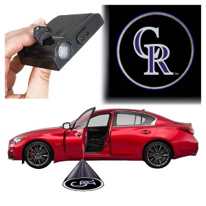 MLB Colorado Rockies LED Car Door Light - 1 of 2