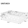 CAVINAS Twin/Full Size Kid Floor Bed with Guardrails&Doors,Montessori Toddler Bed Frame,Solid Wood Floor Beds for Girls,Boys,No Slats Included,White - 3 of 4