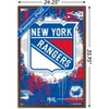 Trends International NHL New York Rangers - Maximalist Logo 23 Framed Wall Poster Prints - 3 of 4