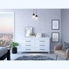 NicBex 6 Drawer Double Dresser for Bedroom,Chest of Drawers with Black Metal Handle Design,Storage Dressers for Bedroom - 2 of 4