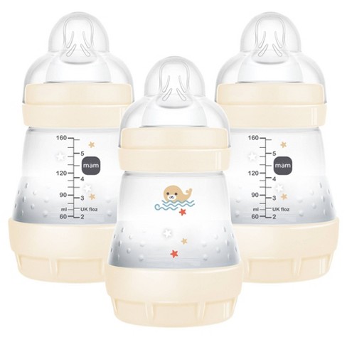 MAM Easy Start Anti-Colic Baby Bottle - 0+ Months - 5oz/3pk - Shell - image 1 of 4