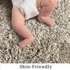Modern Solid Area Rug Plush Fluffy Rug Thick Shag Rugs for Living Room Bedroom - 4 of 4