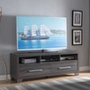 NicBex TV Stands for 55 inch TV, Entertainment Center with 2 Shelves and 2 Drawers,TV Console for Bedroom, Living Room, Home,Gray - 2 of 4