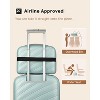 LUGGEX Carry on Luggage, Lightweight Suitcase 2 Piece(14/20) with Spinner Wheels, Mint - 3 of 4