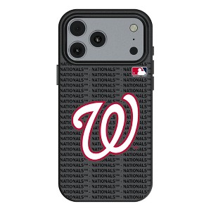 MLB National League Teams Text Backdrop MagSafe Compatible Cell Phone Case for Apple iPhone 17 Series - 1 of 4