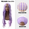 Unique Bargains Women's Curly Wigs 28" with Wig Cap - 3 of 4