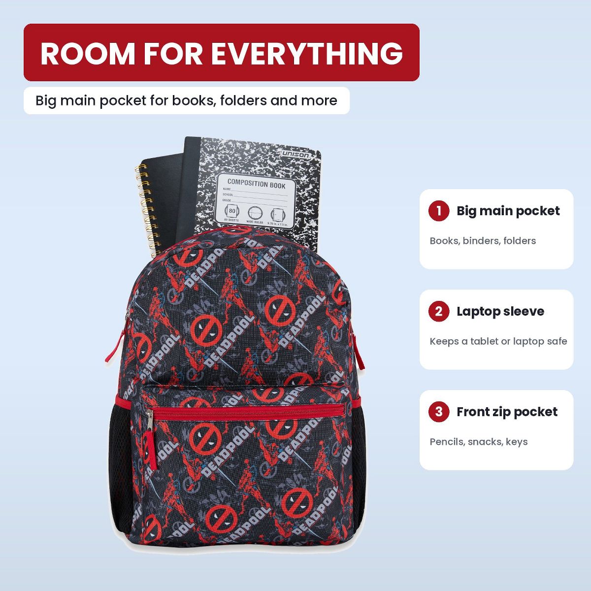 Marvel Comics Spiderman School Backpack - thumbnail 4