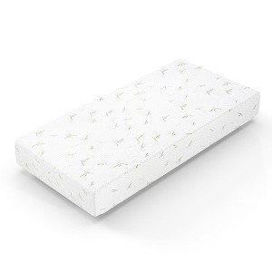Resenkos Jacquard Bamboo Cover, Eco-Friendly Fabric, Luxury Weave, Soft Breathable, Moisture Wicking, Cool Comfort - 1 of 4