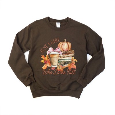 Simply Sage Market Women's Graphic Sweatshirt Coquette Girl Who Loves Fall