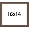 PosterPalooza | Elegant Brown Picture Frame - UV Acrylic, Backing Board, Hanging Hardware Included - 2 of 4
