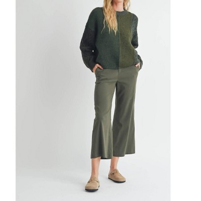 Women's Wide Leg Ankle Pants - Fun 2 Fun