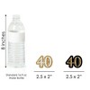 Big Dot of Happiness Adult 40th Birthday - Gold - DIY Shaped Birthday Party Cut-Outs - 24 Count - 3 of 4