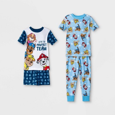 Toddler Boys' 4pc Paw Patrol Pajama Set 