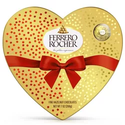 Ferrero Rocher Valentine's Fine Hazelnut Chocolates - 7oz