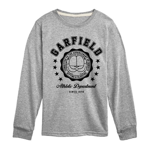 Boys' - Garfield - Varsity Seal Long Sleeve Graphic T-Shirt - image 1 of 4