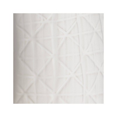 Albuquerque Matte White 12" Porcelain U-Shaped Decorative Vase