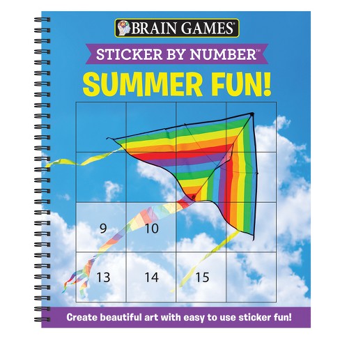 Brain Games - Sticker by Letter: Ocean Fun (Sticker Puzzles - Kids Activity  Book) [With Sticker(s)] (Spiral)