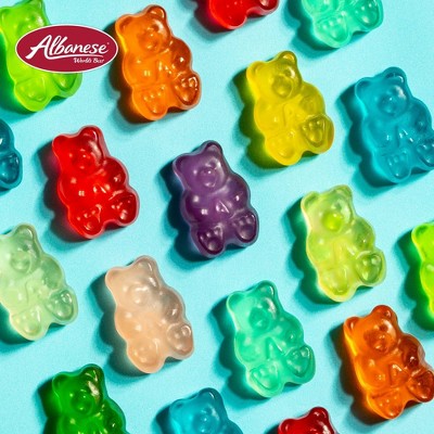 Albanese World&#39;s Best 12 Flavor Gummi Bears Candy - 9oz