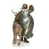 Transpac Resin 12.25 in. Multicolor Christmas Woodland Santa and Reindeer Decor - 3 of 4