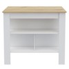 Kitchen Island with Three Storage Shelves for Kitchen, Dinning Room - 4 of 4