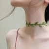 Attop Velvet Lace Choker Daisy, Flower, Gothic Punk Classic Choker - 2 of 4