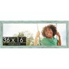 PosterPalooza | Panoramic Shabby Chic Green Picture Frame - UV Acrylic, Foam Board Backing, Hanging Hardware - 2 of 4