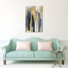 Converge Blue and Gold III by Jackie Hanson Unframed Wall Canvas - iCanvas - 3 of 3