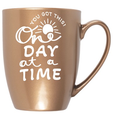 Elanze Designs You Got This One Day At A Time Bronze 10 ounce New Bone China Coffee Cup Mug