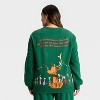 Adult Grinch Singing Graphic Sweatshirt - Green - 3 of 3