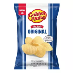 Golden Flake Dip Style Potato Chips - 8oz