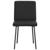 vidaXL Dining Chair Set of 2 Black - 3 of 4