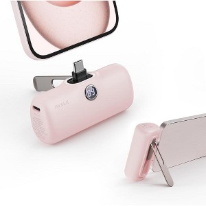 iWalk 5000mAh Portable Charger 20W PD Fast Charging With Metal Stand For iPhone 15/16, Samsung, Google. Nintendo Switch & More - 1 of 4