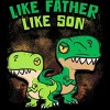 Men's Design By Humans Like Father Like Son Dinosaur By natasashoppu Tank Top - 2 of 2
