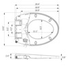 Bidet Toilet Seat Elongated for Toilet, Dual Nozzle Self-Cleaning PP Bidet Attachment, Non-Electric Feminine Hygiene Toilet Seat Cover for Women - 2 of 4