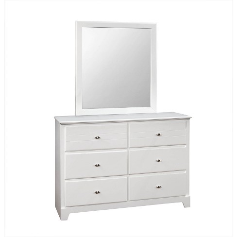 Carrington 6 Drawer Dresser White Private Reserve Target