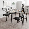 Whizmax 5-Piece Set for Home Kitchen Breakfast Nook, with 4 Upholstered Chairs, Dining Table for 4 - 4 of 4