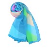 Allegra K Women's Chiffon Shawls Long Geometric Style Beach Scarf Swimwear Wrap Scarves - 2 of 4