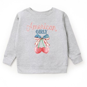 The Juniper Shop American Girly Cherries Coquette Youth Sweatshirt - 1 of 4