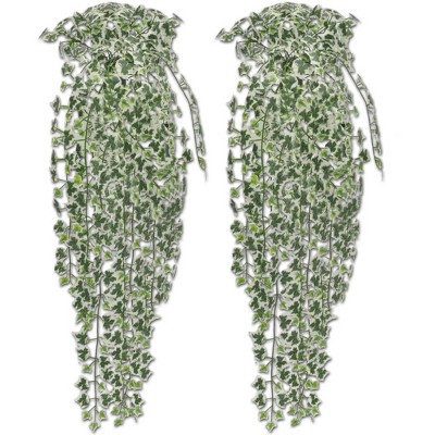 vidaXL Fake Plant Set of 2 Decorative Inlays Artificial Ivy Plant Other