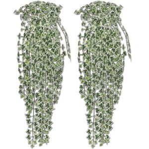 vidaXL Fake Plant Set of 2 Decorative Inlays Artificial Ivy Plant Other - 1 of 2