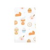 Hudson Baby Infant Girl Cotton Flannel Burp Cloths, Pumpkin Spice, One Size - 3 of 4