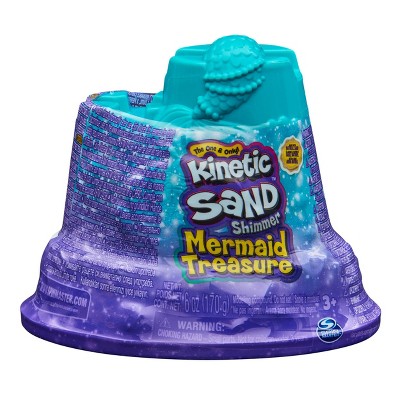 Mermaid Kinetic Sand Jar, Mermaid Party Favors, Kinetic Sand for Kids,  Sensory Sand Jar, 5 Year Old Birthday Party, Mermaid Gifts for Girls 