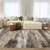 Modern Abstract Area Rug Indoor Washable Rug Stain Resistant Low Pile Rugs for Living Room Bedroom - 2 of 4