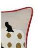 Tramull Pumpkin Lumbar Pillow, Fall Thanksgiving Decor, Accent Cushion for Sofa Bed - 4 of 4