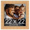 PosterPalooza | 22x22 Modern Bamboo Picture Frame, UV Acrylic, 5 Finishes - 2 of 4