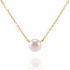 Clotth Freshwater Cultured Pearl Pendant Necklace for Women - 925 Sterling Silver with Gold Plating for Occasions - 2 of 4