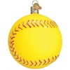 Old World Christmas Glass Blown Ornament for Christmas Tree, Softball - 3 of 4