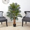 Nearly Natural 4-ft Robellini Palm Artificial Tree - 3 of 4
