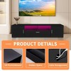 63 Inch TV Stand with Drawers,Modern Entertainment Center for TVs Up to 75’’,TV Console Cabinet for Living Room Bedroom and Office Black - 4 of 4
